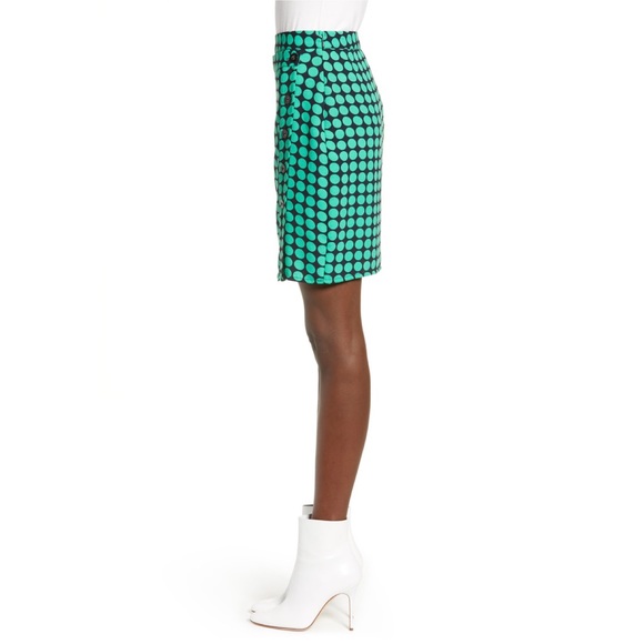 Vero Moda Sarah Dot Print Button Wrap Skirt - Picture 2 of 9